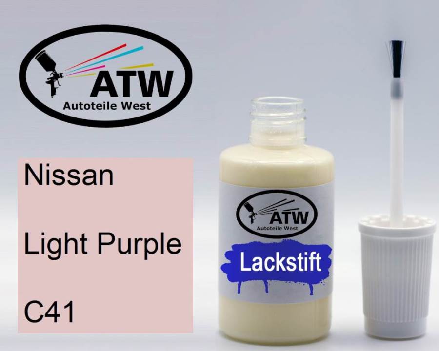 Nissan, Light Purple, C41: 20ml Lackstift, von ATW Autoteile West.